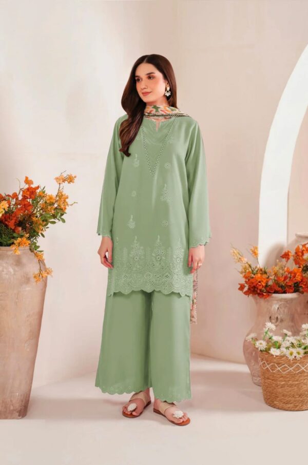 Sapphire Airjet Dhanak 3PC Embroidered Unstitched Suit – Winter Collection